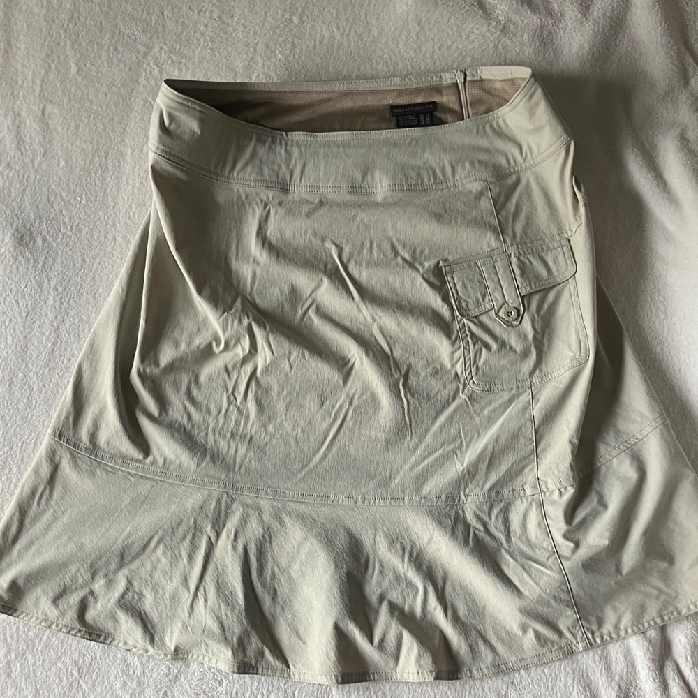 Royal Robbins Light Tan A-Line Skirt